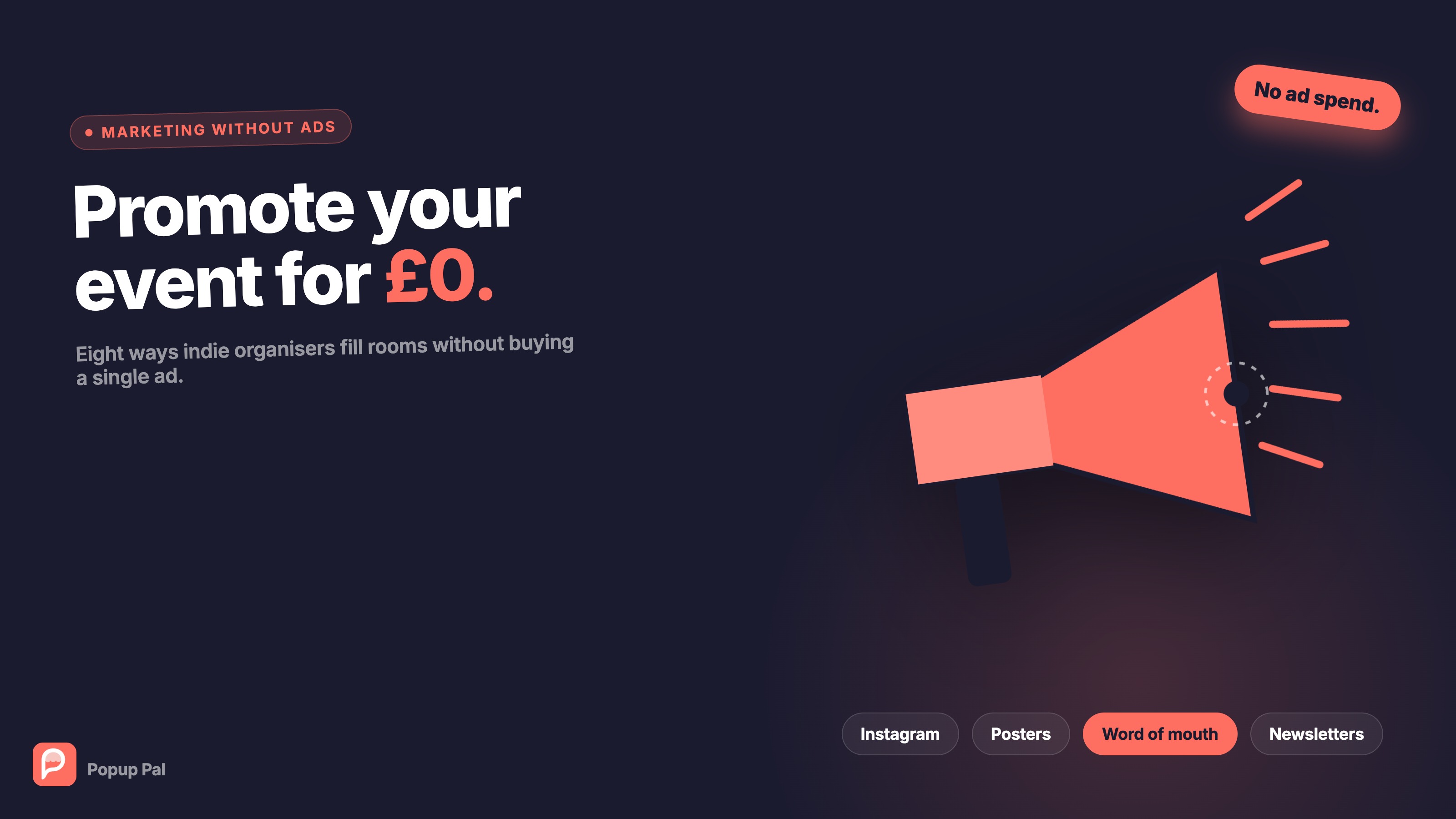 How to Promote Your Event for Free (Without a Marketing Budget)